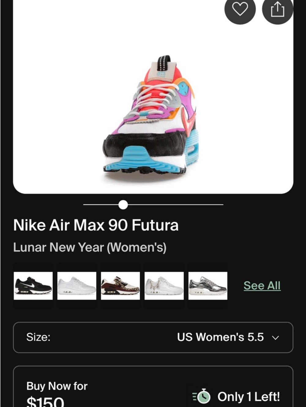 Nike Women's Air Max 90 Futura - Pink, Blue, Black, White